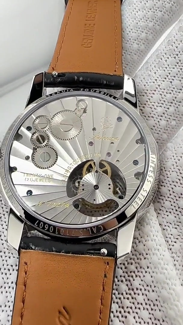Sakura Watch 30th Anniversary · tourbillon at 7 o'clock