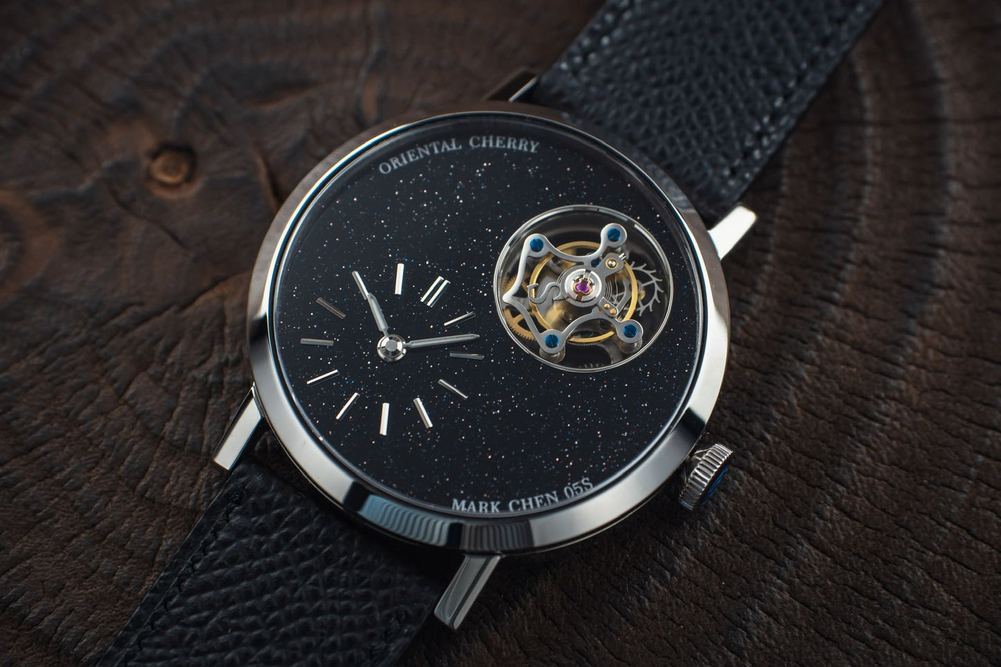 Mark Chen 05S · flat crystal · black goldstone