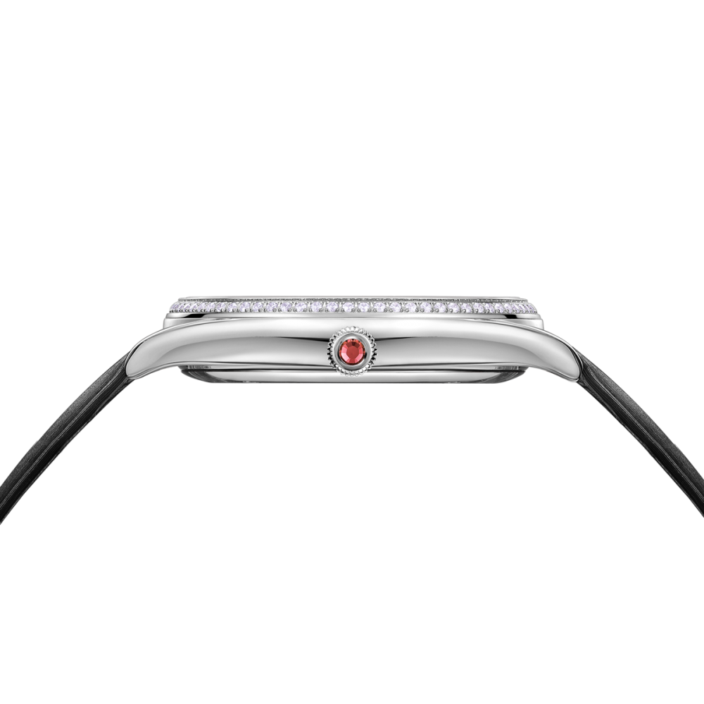 Sū Embroidery · Rose · cubic zirconia bezel