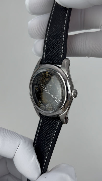 Tiger · Qiangjin gold-inlay lacquer dial