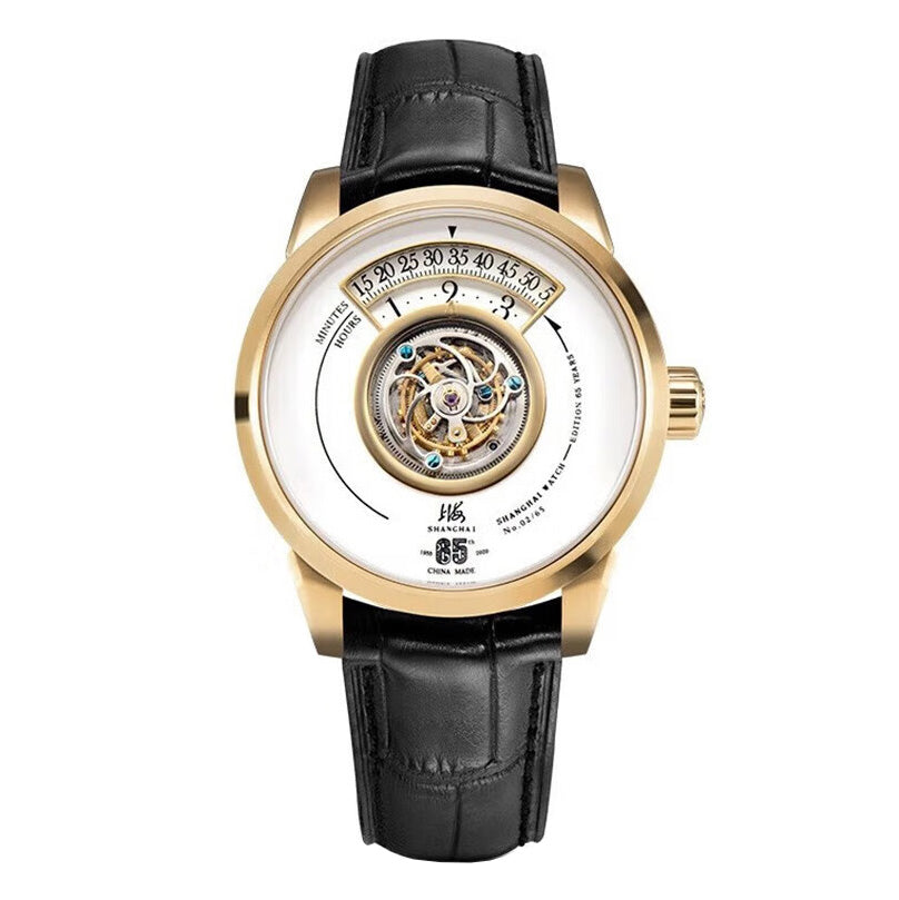 Shanghai Watch 65th Anniversary · 1955 - 2020 · 18K gold case