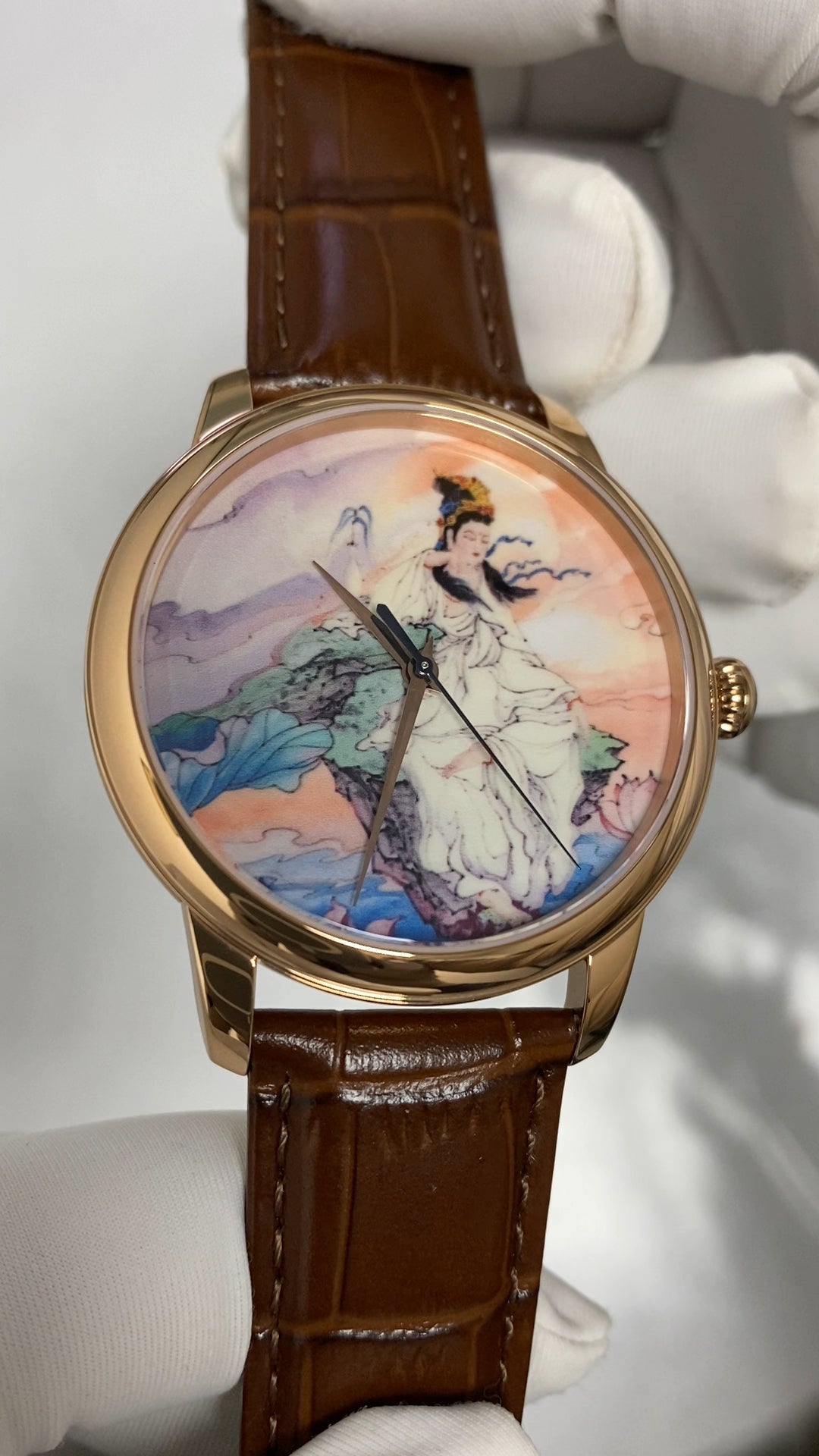 Guanyin · enamel dial · no logo