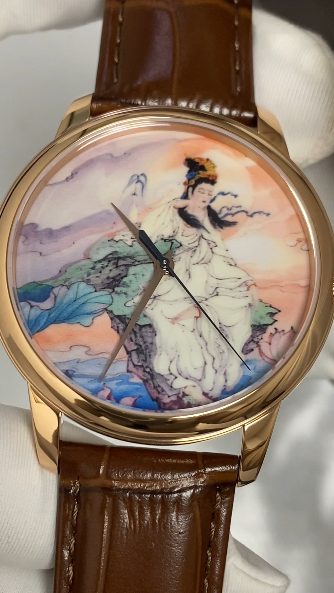 Guanyin · enamel dial · no logo