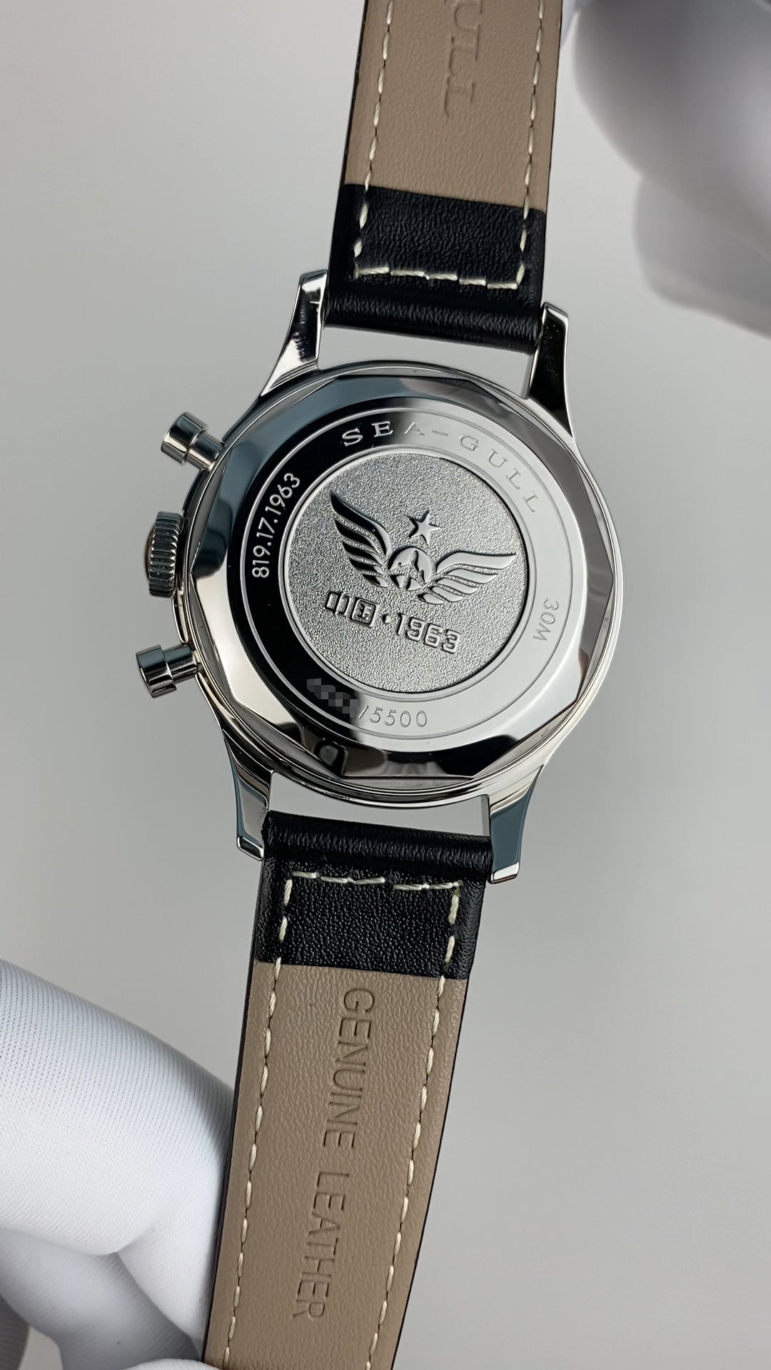 Sea-Gull 1963 · 38 mm · acrylic crystal · Limited Edition