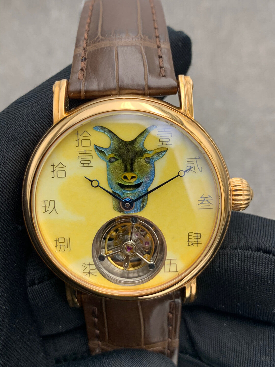 Old Summer Palace Twelve Zodiac Heads · Goat · 18K rose gold edition