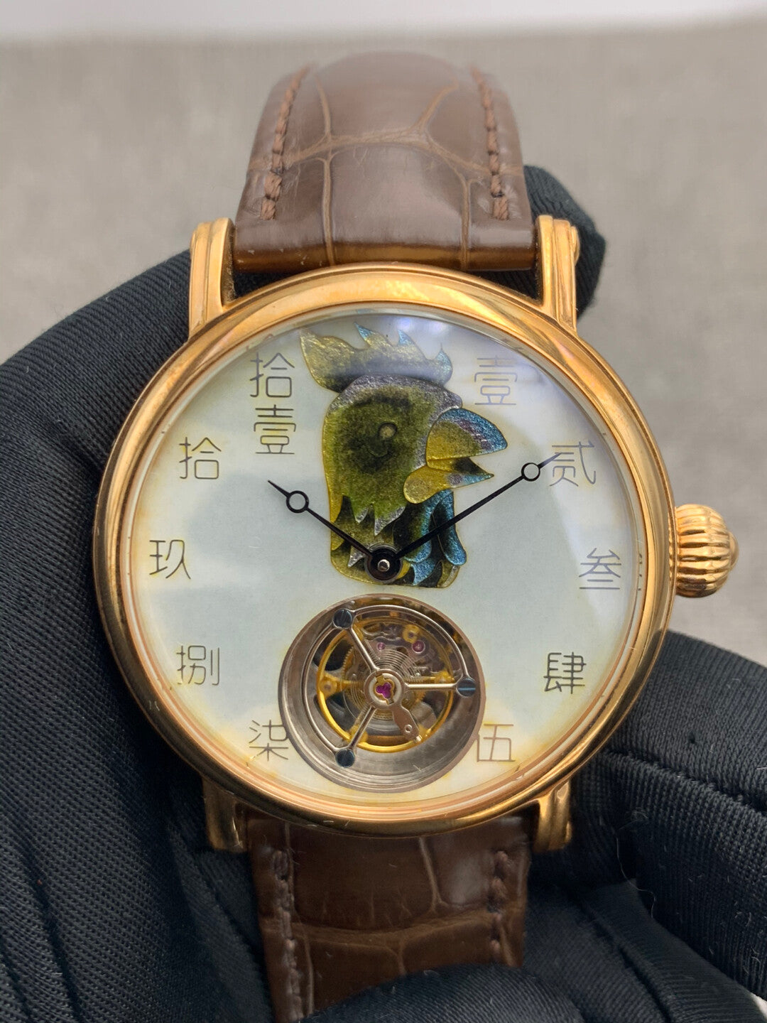 Old Summer Palace Twelve Zodiac Heads · Rooster · 18K rose gold edition