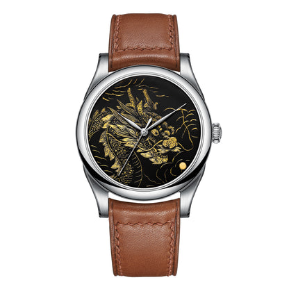 Lóóng Xíng Dá Dá · Qiāng Jīn gold-inlay lacquer dial · SW200