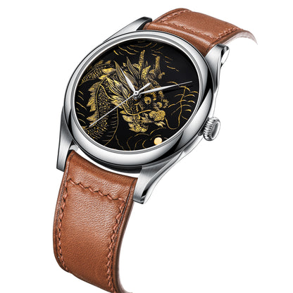 Lóóng Xíng Dá Dá · Qiāng Jīn gold-inlay lacquer dial · SW200