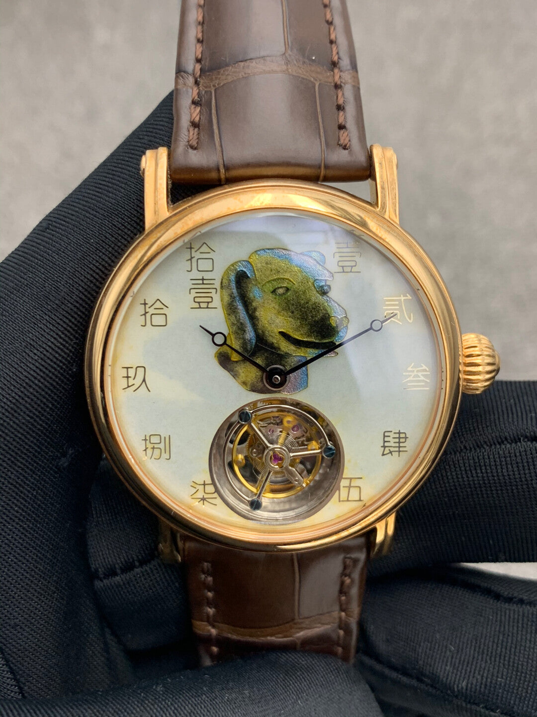 Old Summer Palace Twelve Zodiac Heads · Dog · 18K rose gold edition