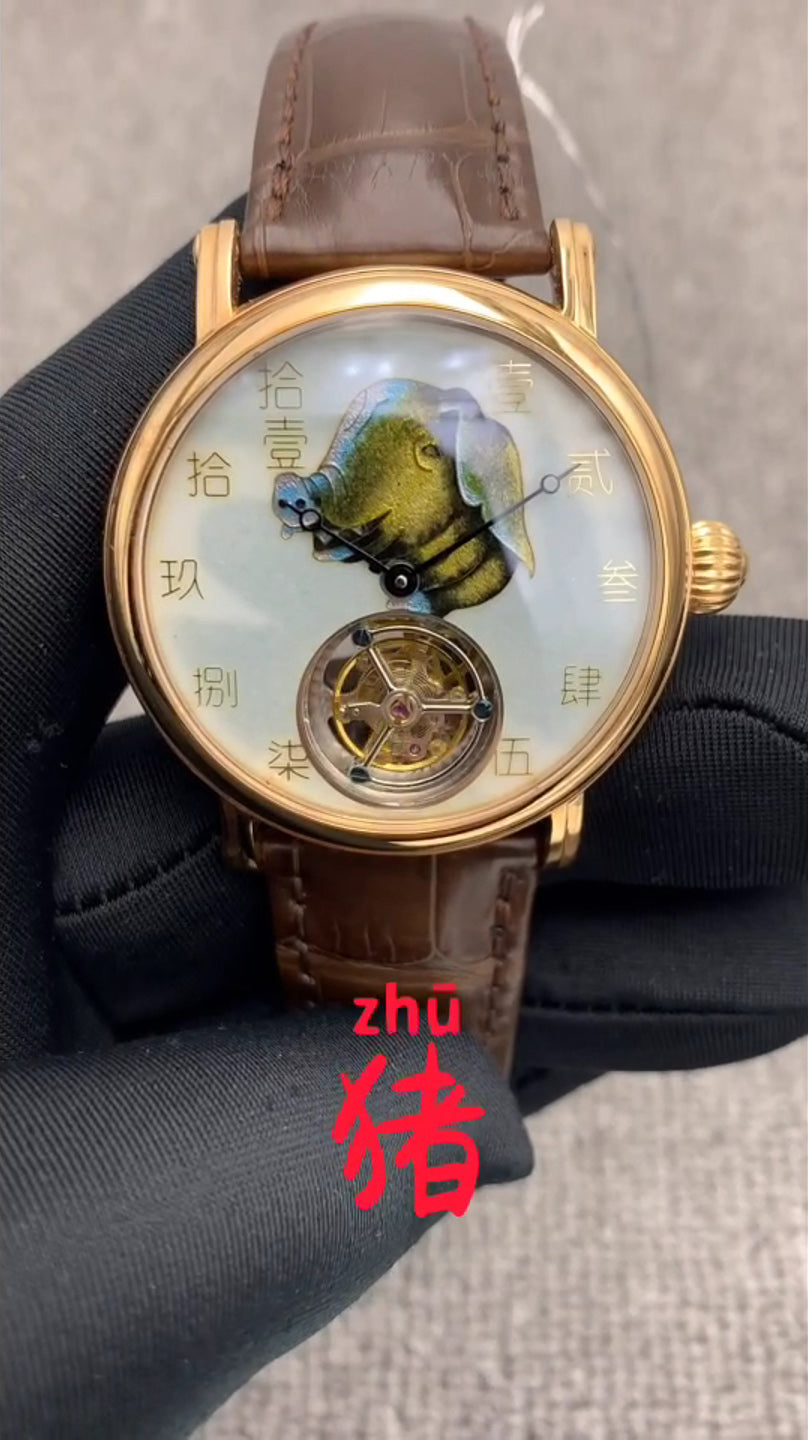 Old Summer Palace Twelve Zodiac Heads · Pig · 18K rose gold edition