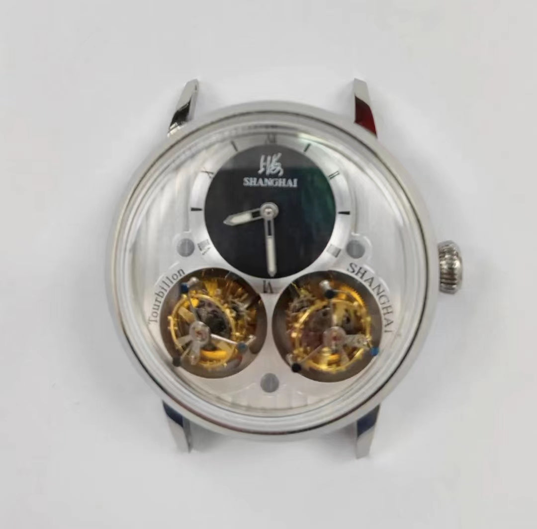 Double Tourbillon · inclined tourbillons