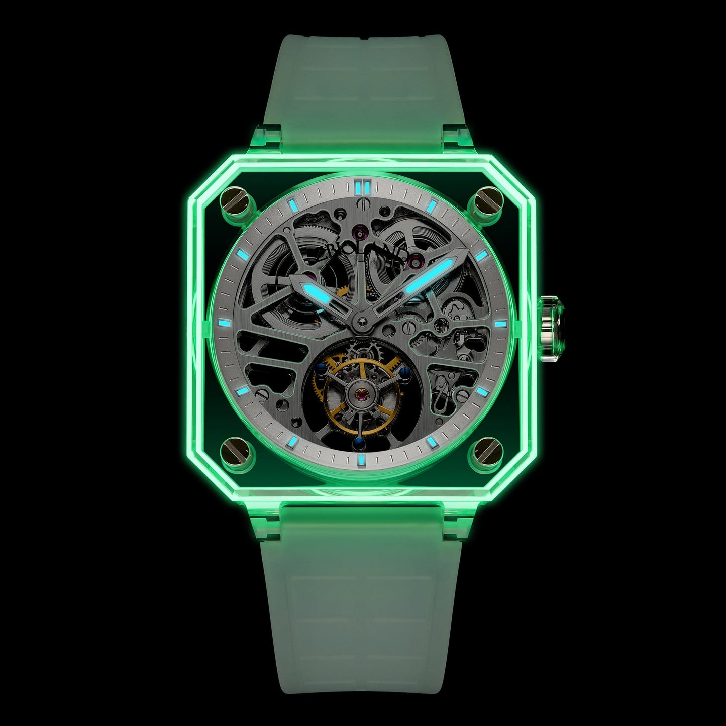 Crystal Shine · Tourbillon · enhanced luminescence