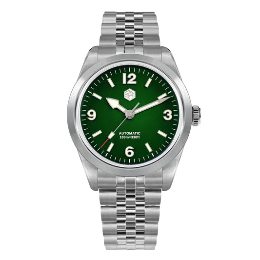 SN0107 · PT5000 · gradient green · 38 mm