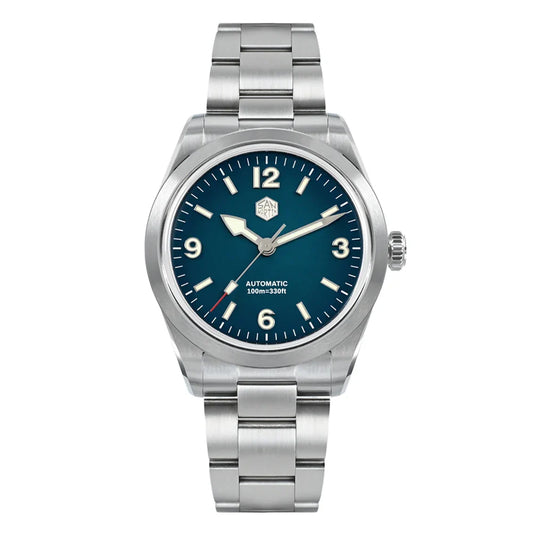 SN0107 · NH35A · gradient blue · 38 mm