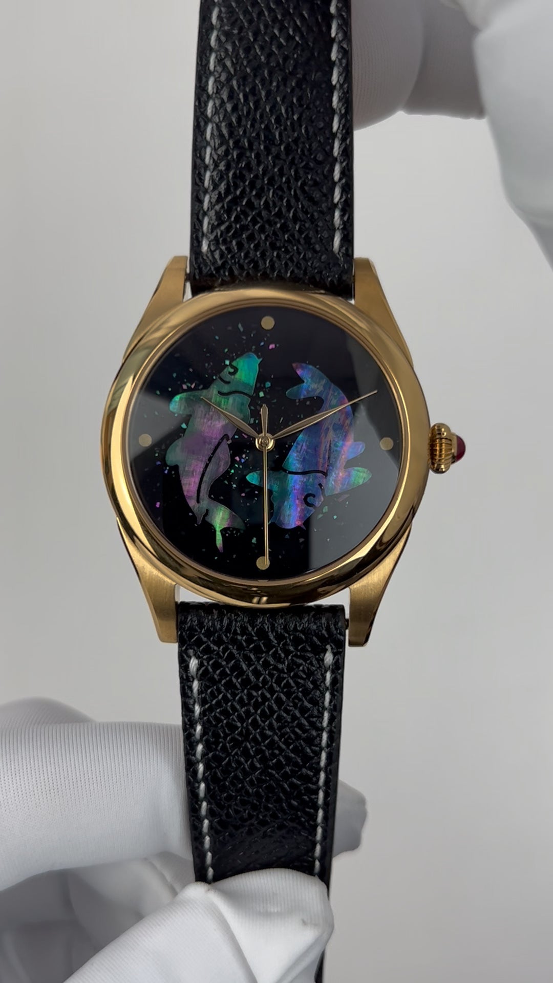 Jinli Fishes · lacquer dial with mother-of-pearl inlay · SW200