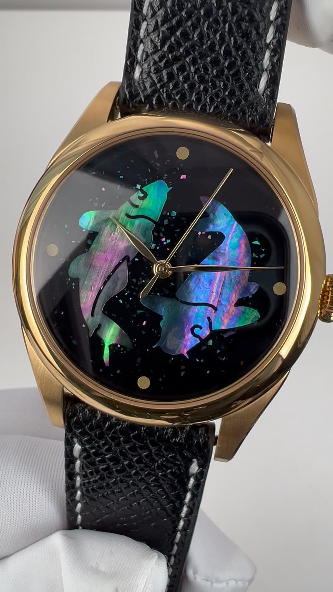 Jinli Fishes · lacquer dial with mother-of-pearl inlay · SW200