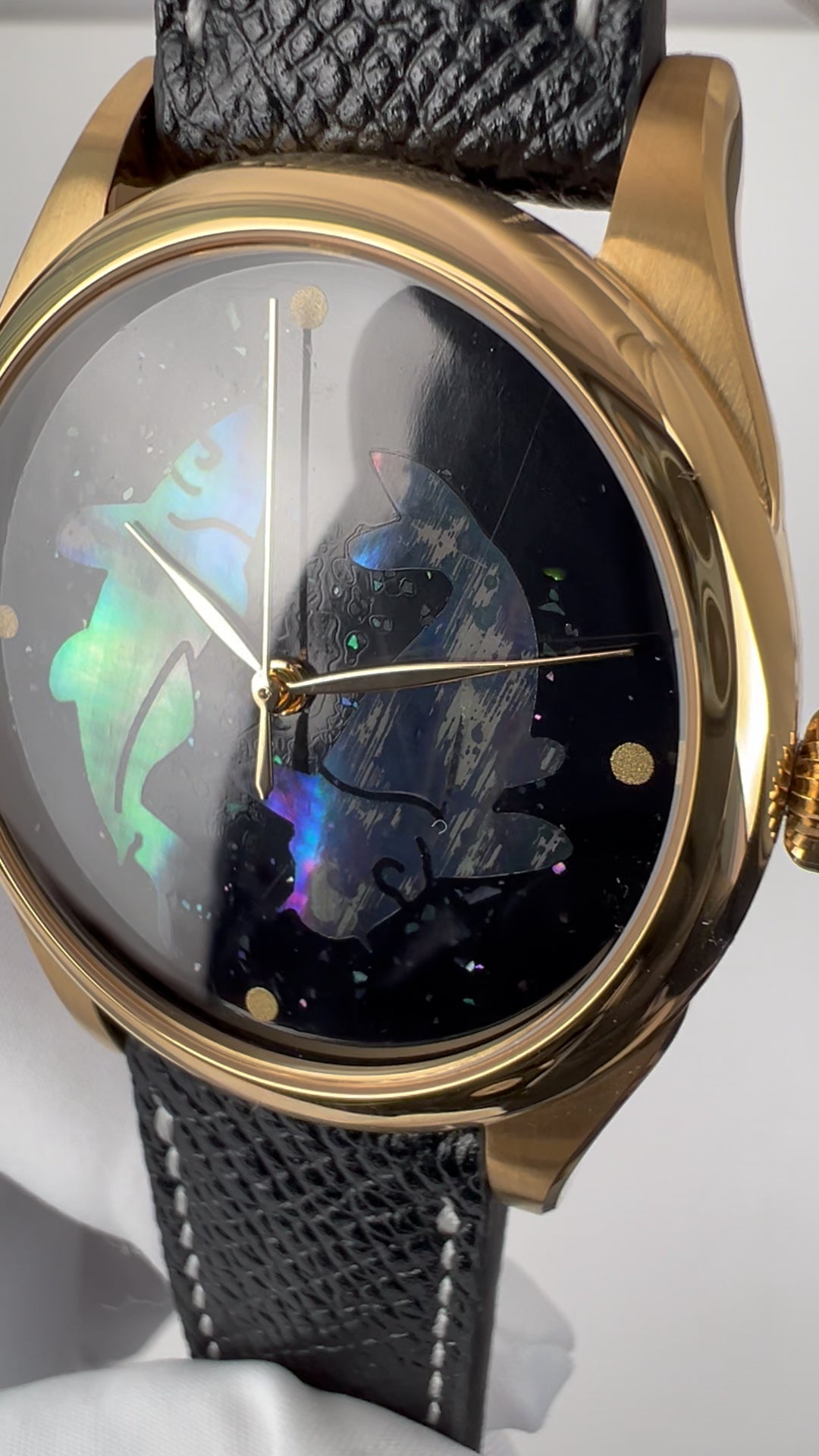 Jinli Fishes · lacquer dial with mother-of-pearl inlay · SW200