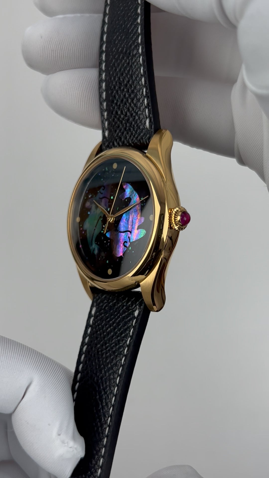 Jinli Fishes · lacquer dial with mother-of-pearl inlay · SW200