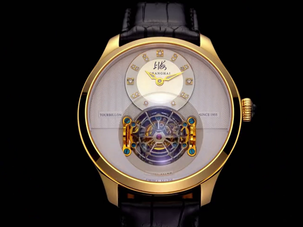 Globe Tourbillon · dual-axis · 18K gold case