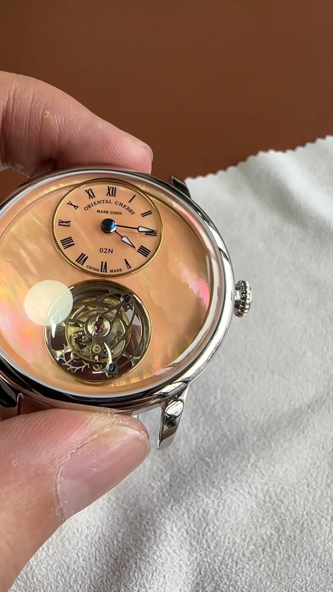 Mark Chen 02N · mother-of-pearl dial