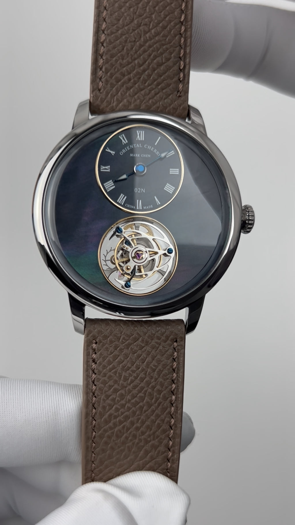 Mark Chen 02N · mother-of-pearl dial
