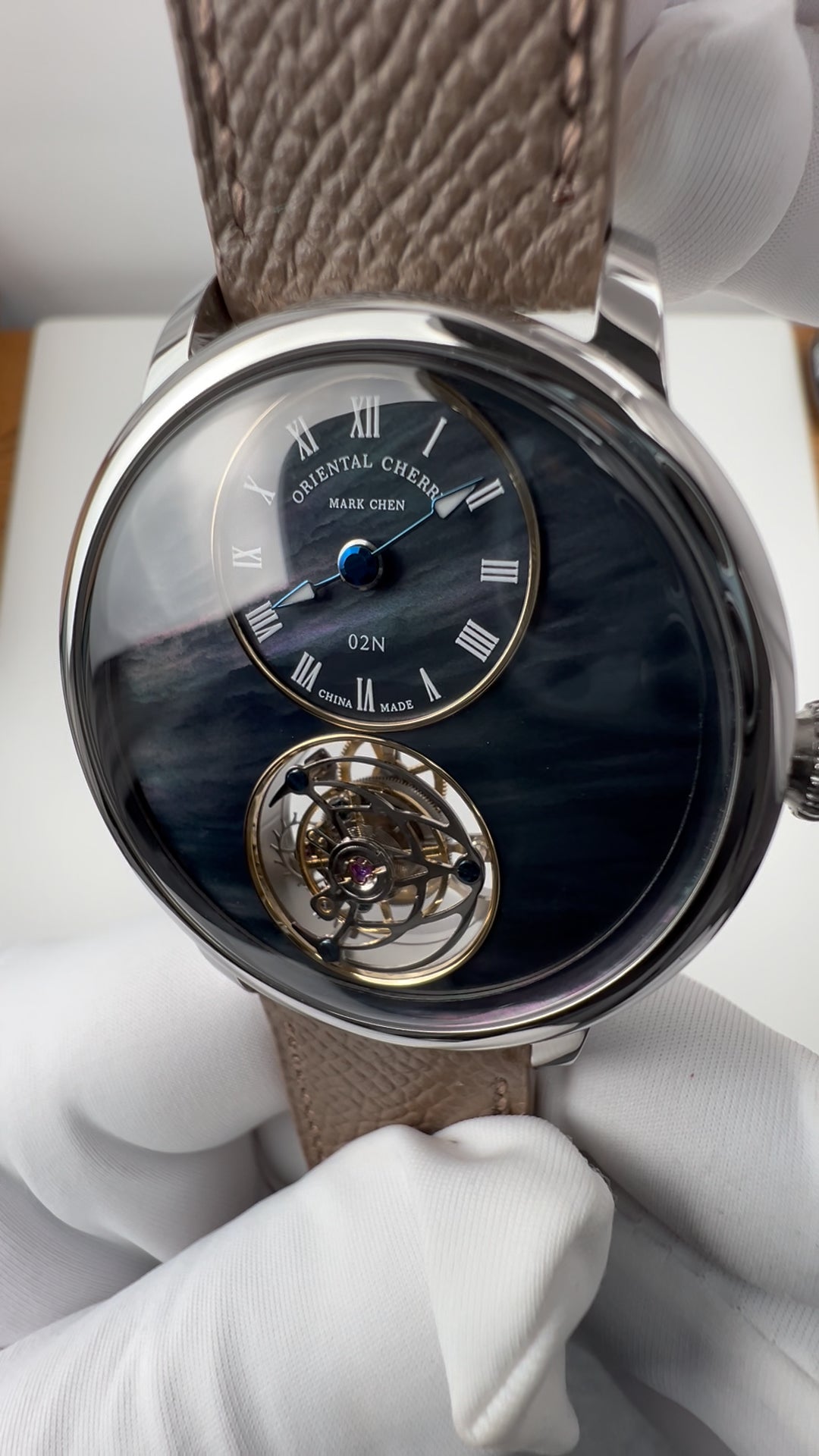 Mark Chen 02N · mother-of-pearl dial