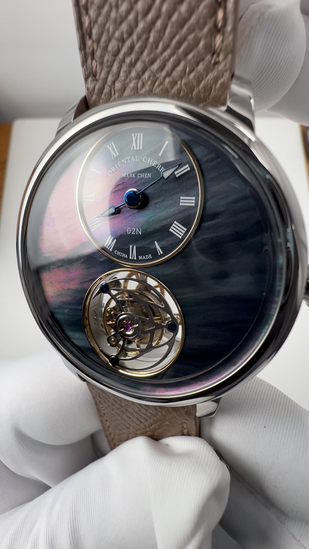 Mark Chen 02N · mother-of-pearl dial