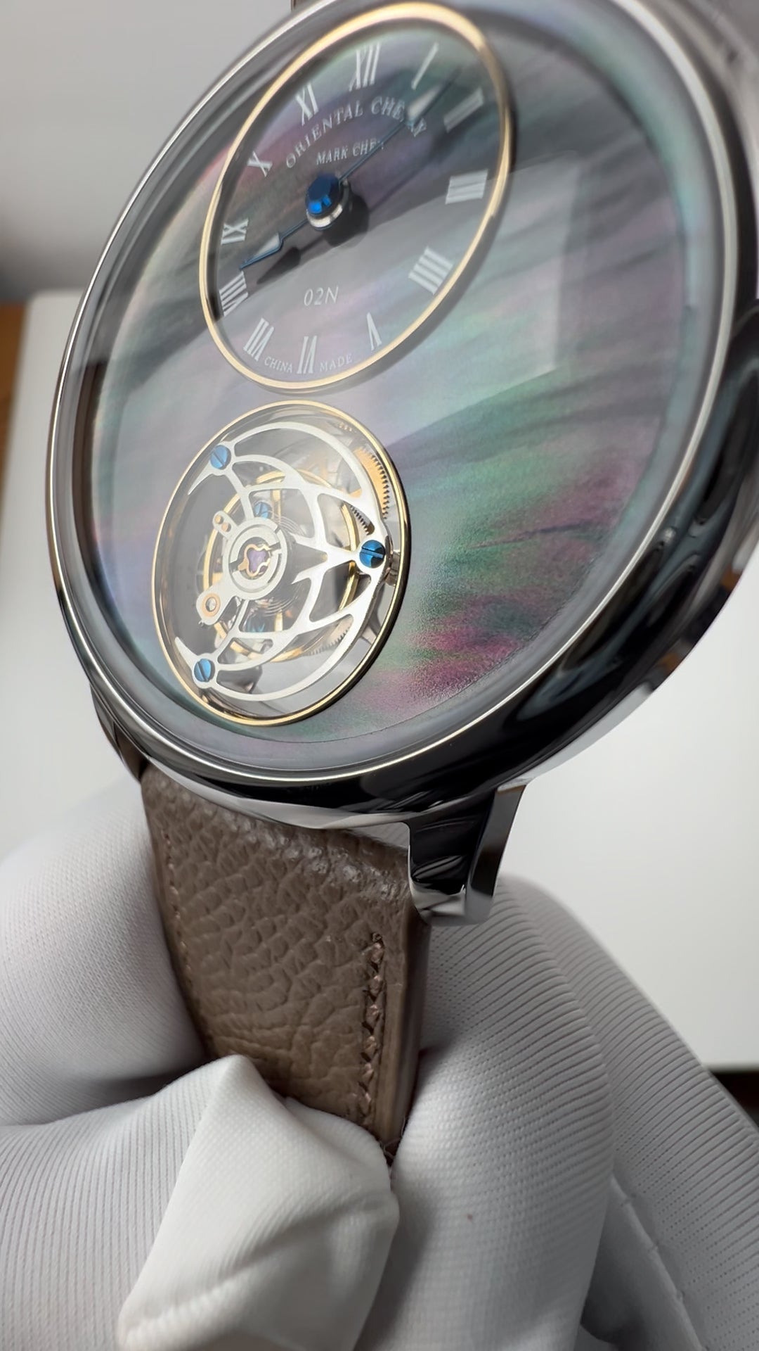 Mark Chen 02N · mother-of-pearl dial