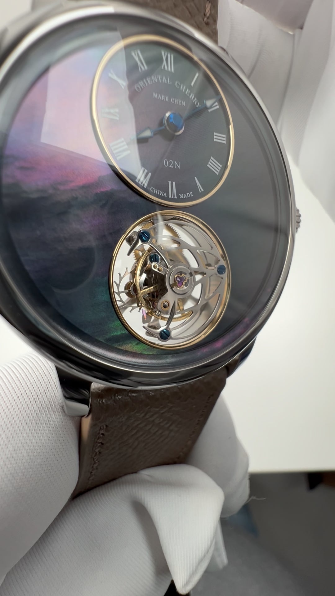 Mark Chen 02N · mother-of-pearl dial