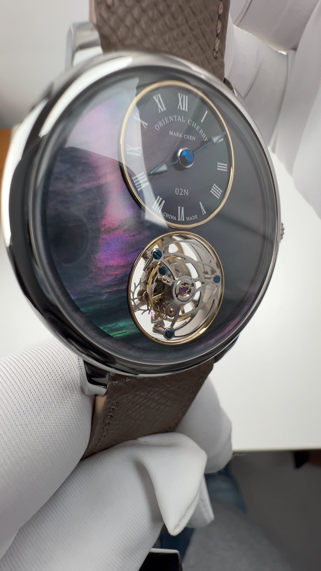 Mark Chen 02N · mother-of-pearl dial