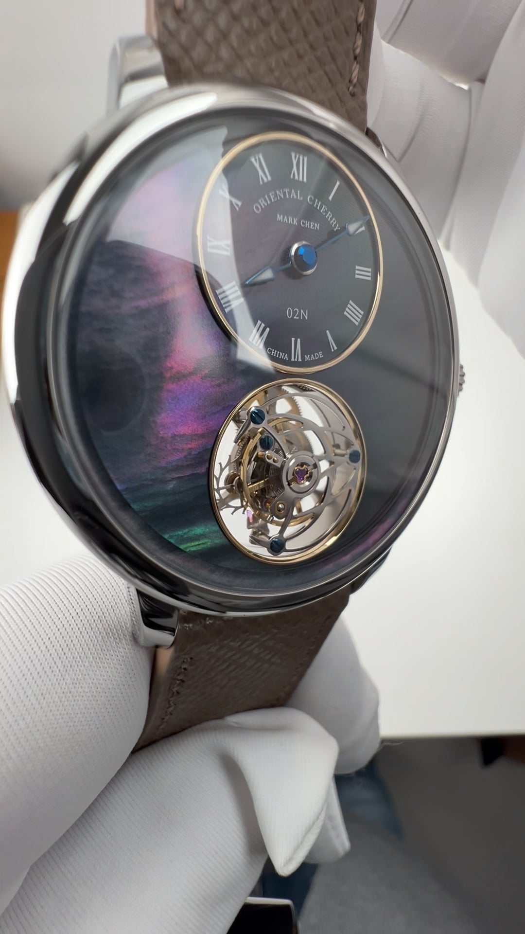 Mark Chen 02N · mother-of-pearl dial