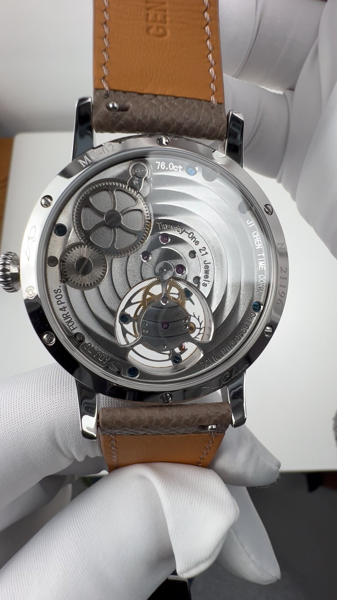 Mark Chen 02N · mother-of-pearl dial