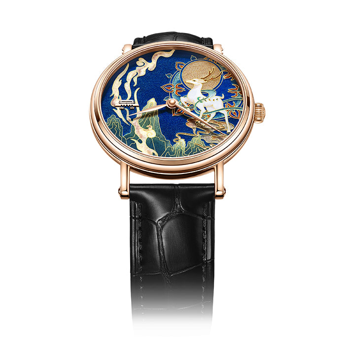 Nine-Colored Deer · 18K rose gold