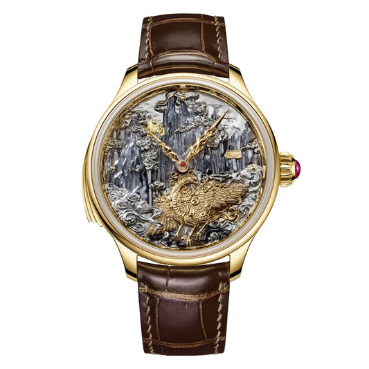 Three-Legged Golden Sunbird · minute repeater