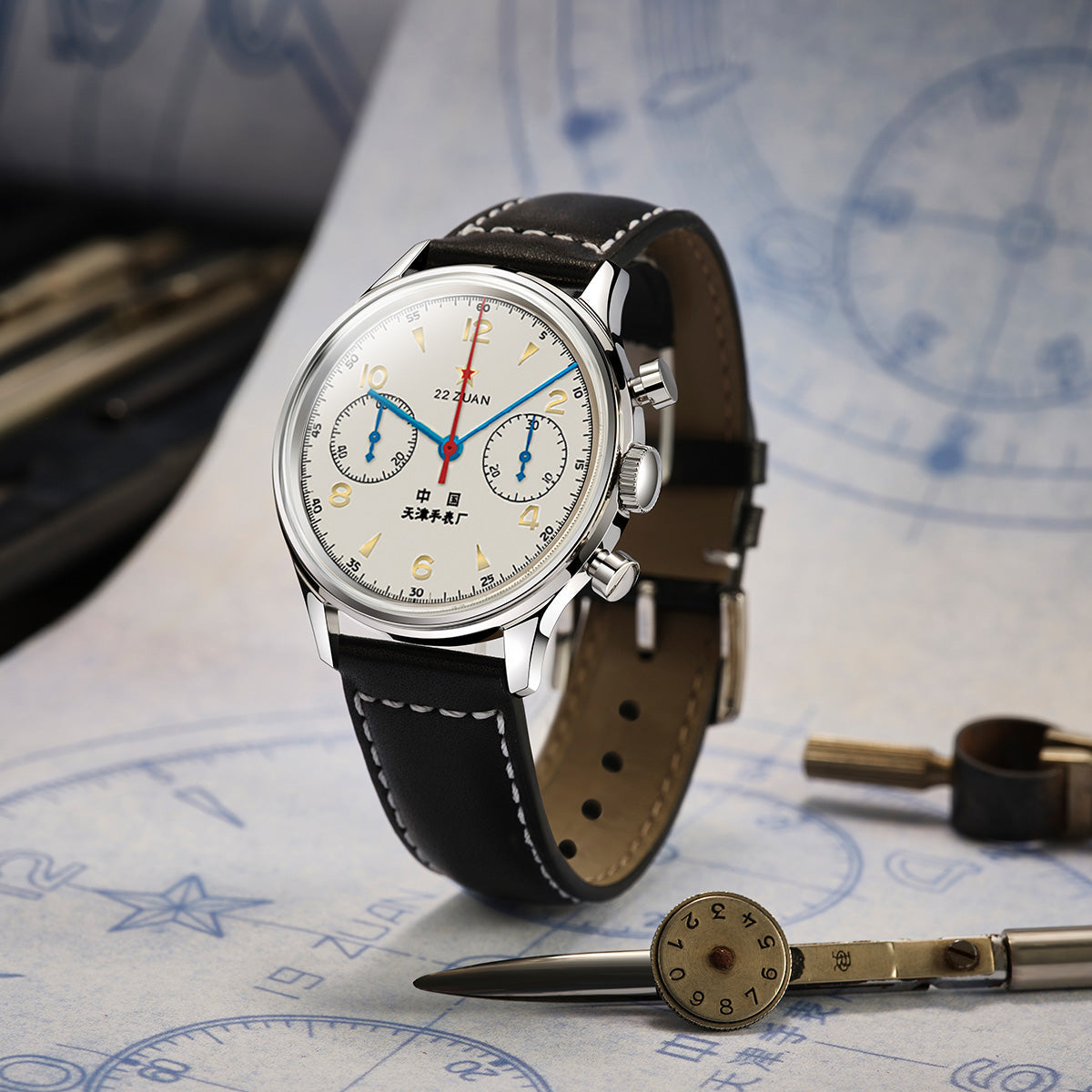 Sea-Gull 1963A · 37.3 mm · English on transparent back