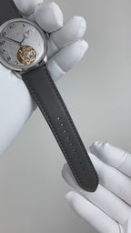 Ji Chen 001 · gem-set & engraved back · meteorite dial