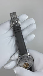 Ji Chen 001 · gem-set & engraved back · meteorite dial