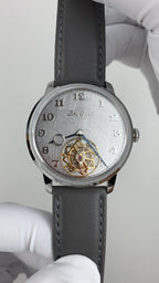Ji Chen 001 · gem-set & engraved back · meteorite dial