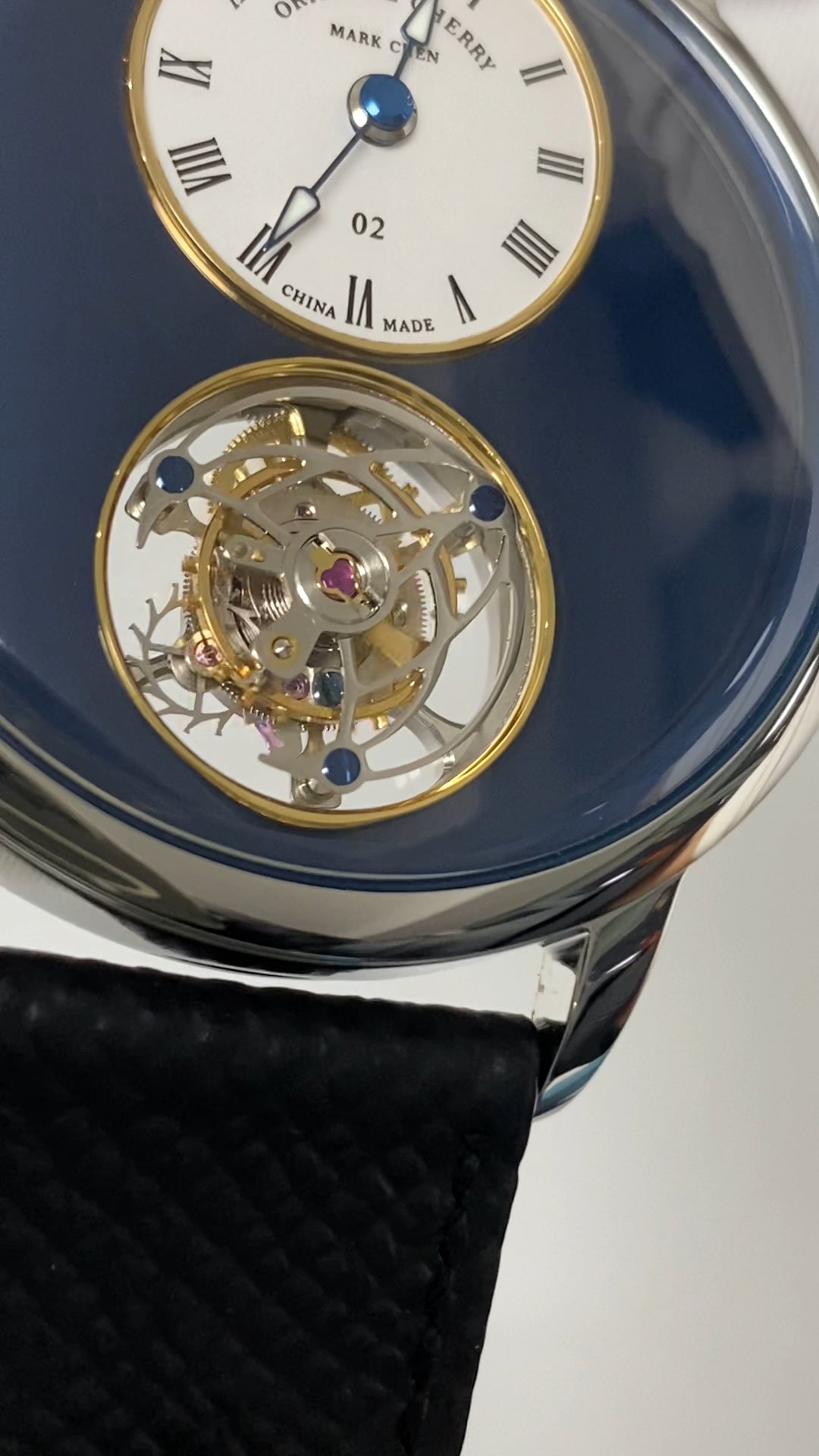 Mark Chen 02 · prestige blue · regulator nails