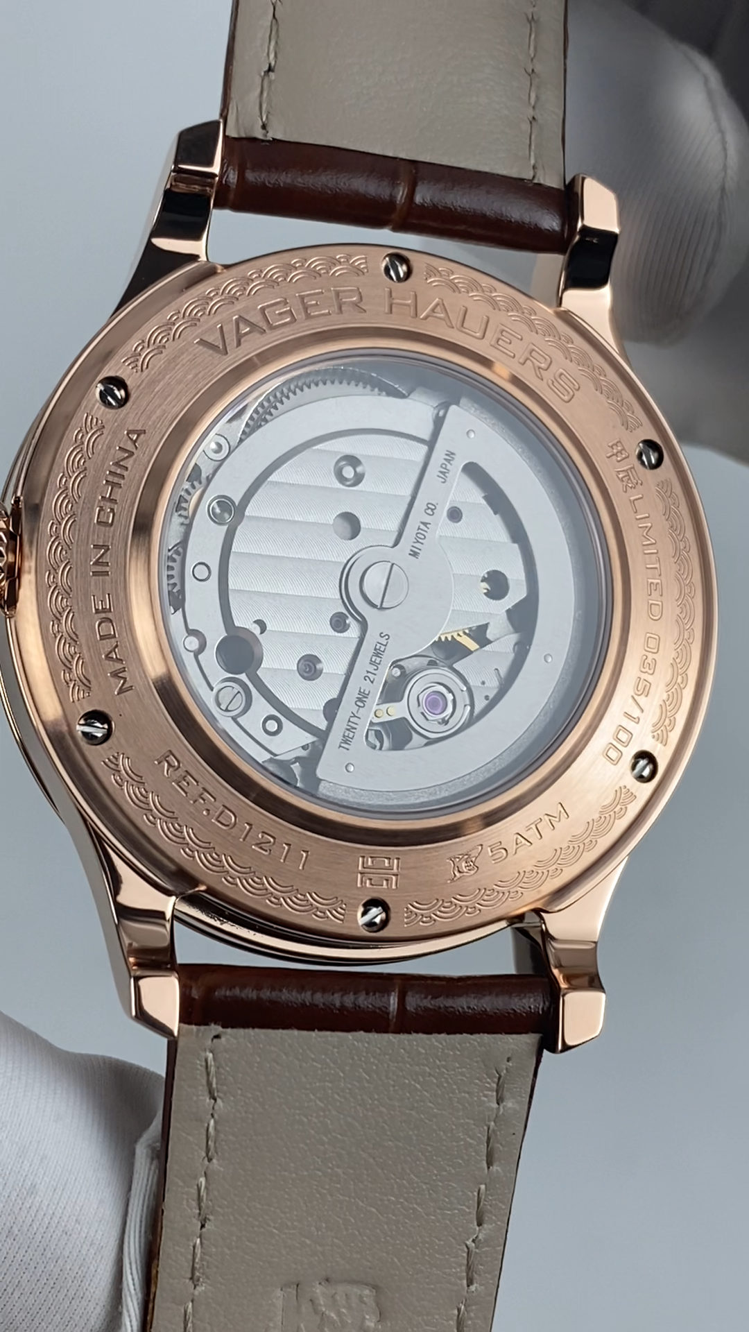 Yuan Heng Li Zhen · starry dial · transparent back