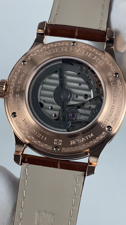 Yuan Heng Li Zhen · starry dial · transparent back
