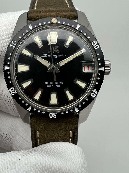 [Pre-owned] Shanghai Watch Made in 1971 for Military Use 37 mm Diameter Automatic