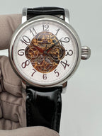 [Pre-owned] Beijing Watch Skeleton Grand Date Day of the Week Month 24-Hour 42.5 MM