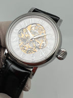 [Pre-owned] Beijing Watch Skeleton Grand Date Day of the Week Month 24-Hour 42.5 MM