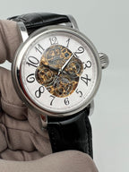 [Pre-owned] Beijing Watch Skeleton Grand Date Day of the Week Month 24-Hour 42.5 MM