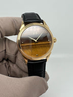 [Pre-owned] Beijing Watch 18K Gold Case and Buckle Tiger Eye Stone Dial