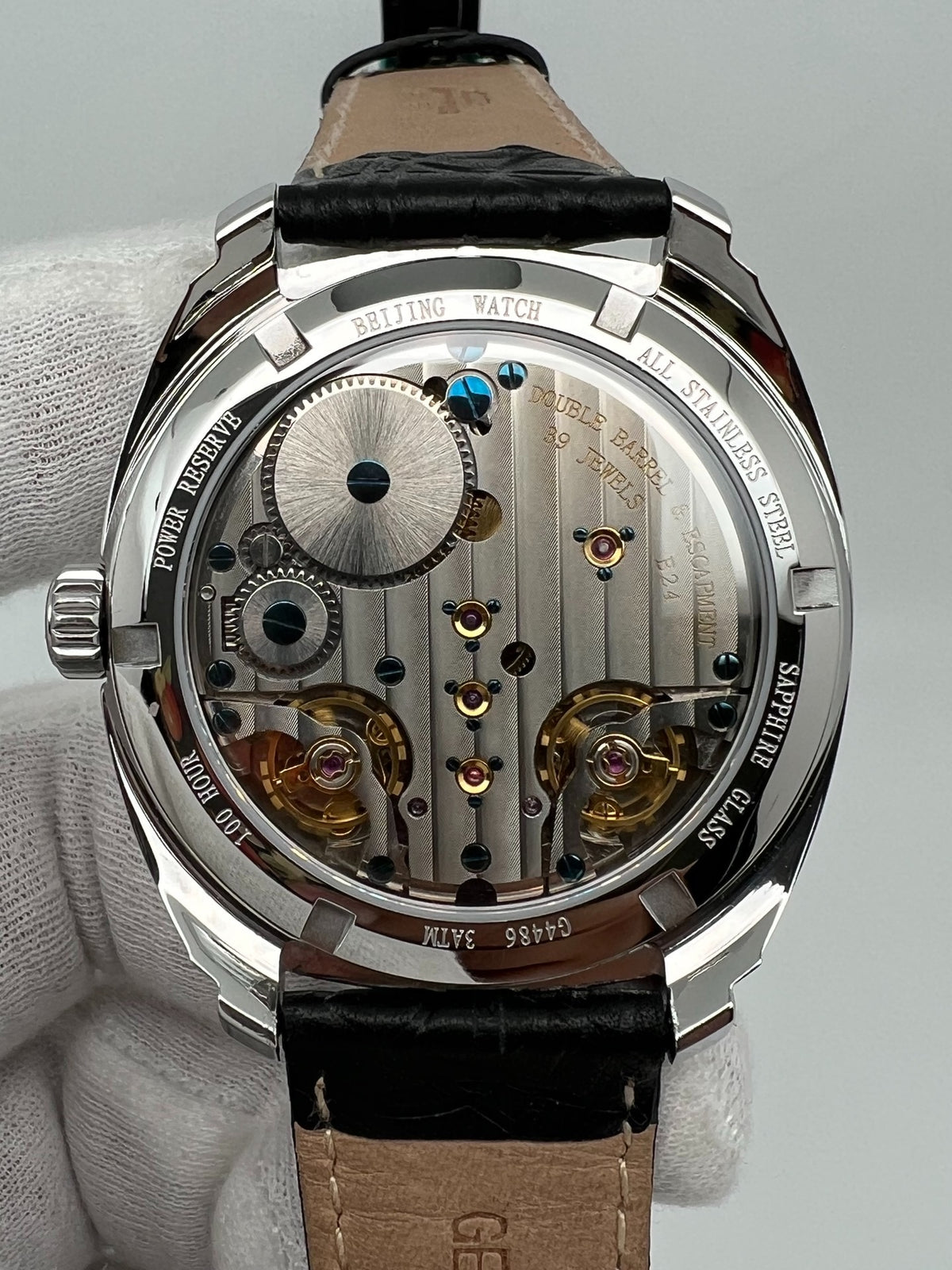 [Pre-owned] Beijing Watch 100-Hour Power Reserve Double Barrel and Double Escapement 44 MM Diameter