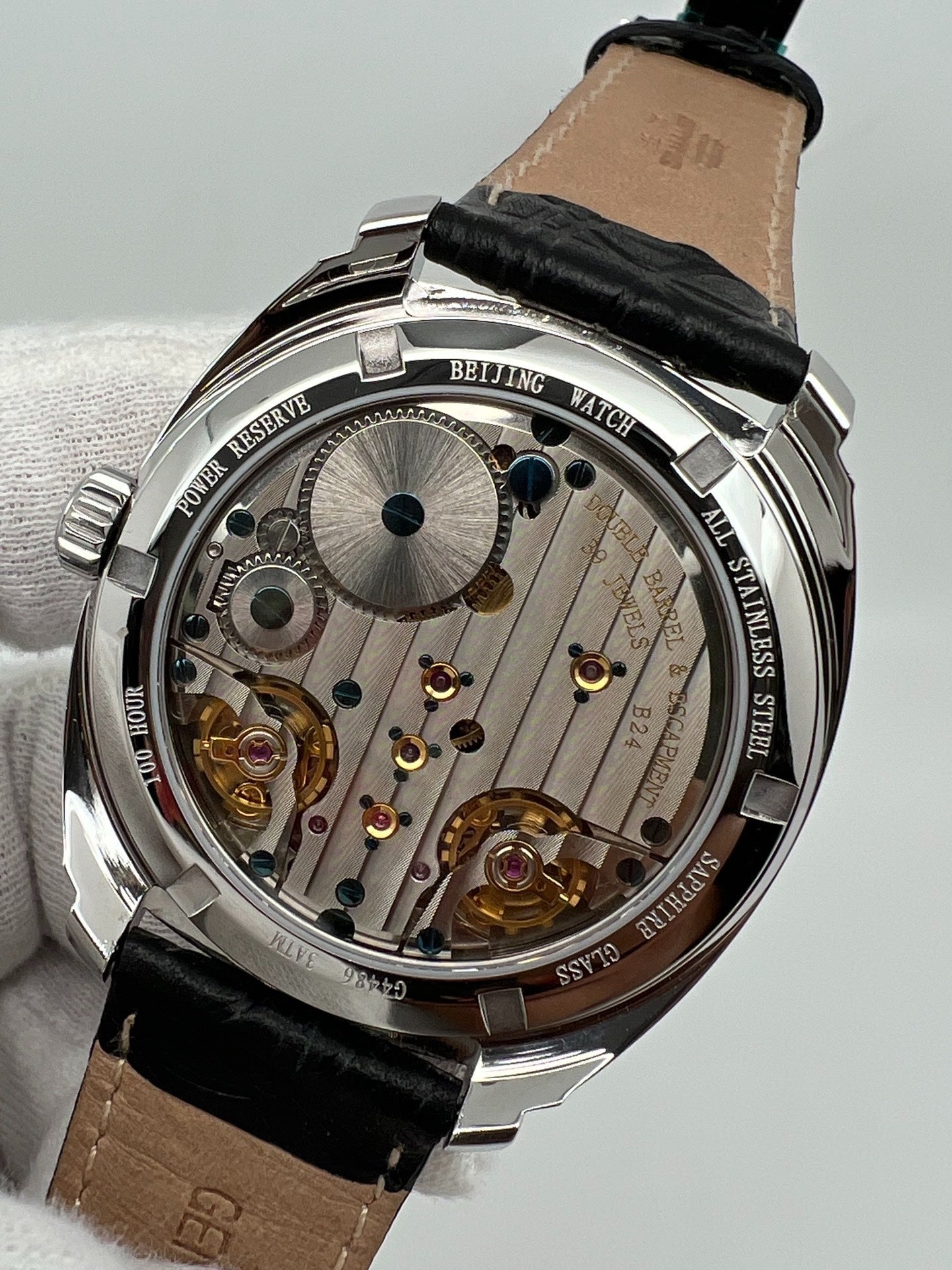 [Pre-owned] Beijing Watch 100-Hour Power Reserve Double Barrel and Double Escapement 44 MM Diameter