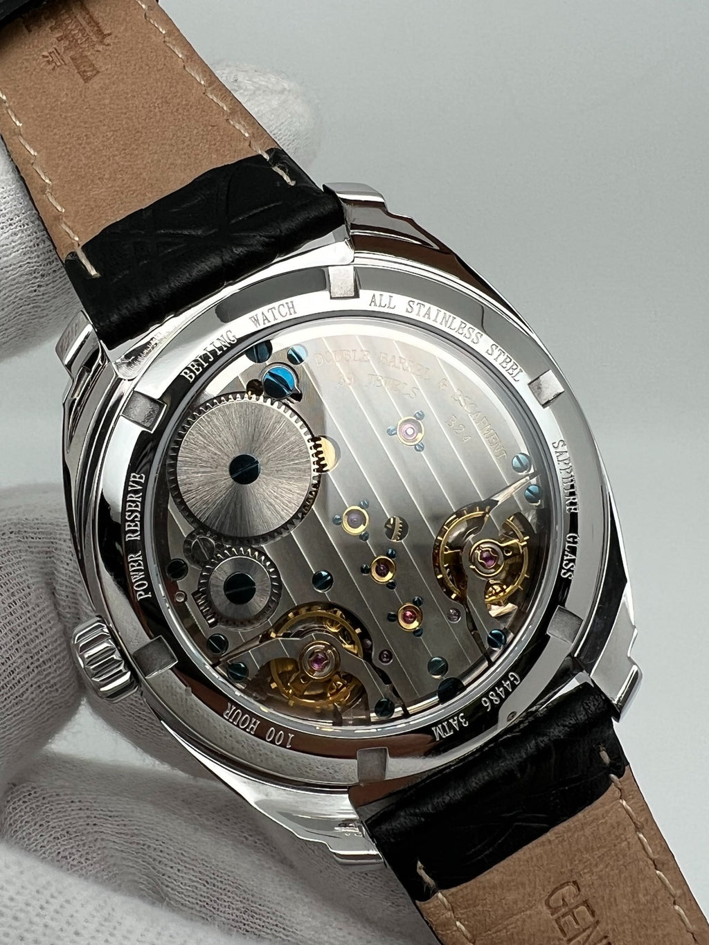 [Pre-owned] Beijing Watch 100-Hour Power Reserve Double Barrel and Double Escapement 44 MM Diameter