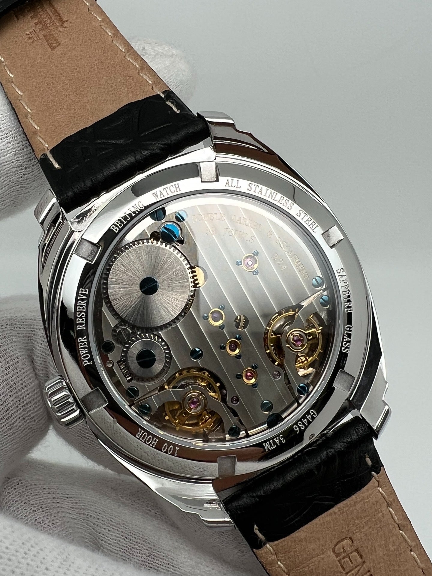 [Pre-owned] Beijing Watch 100-Hour Power Reserve Double Barrel and Double Escapement 44 MM Diameter